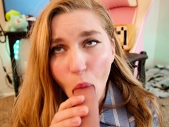 Shae Summers fucking a big cock close up