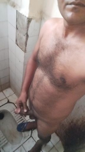 Real boy desi man bathroom masterbation gay alone