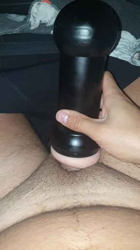 Playing with my toy