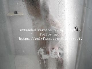 her in the shower