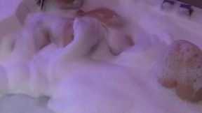 My Beautiful Wife Enjoys the Jacuzzi at the Motel Before Fucking My Friend