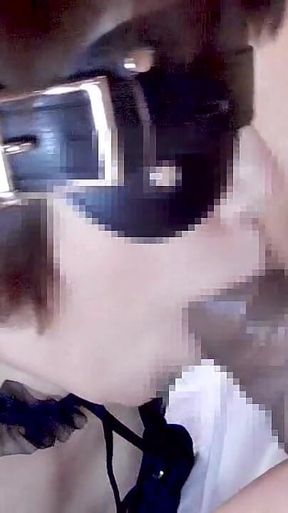 Mayu No64 Penis Blindfold V Sign, Squirting, Convulsions, Big Clitoris, Deep Throat, 2 Hole Sex, Cleaning