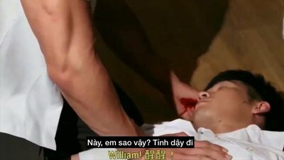 Well-shaped gay dudes are making out and fucking with lust