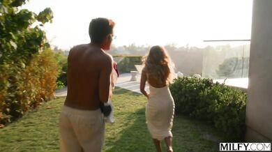 MILFY Naughty Blonde MILF Kate Dalia Has to Sneak Her Boy Toy Out Of The House When Hubby Comes Home Early