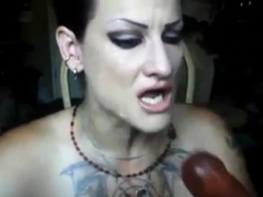 Deepthroat dildo nasty