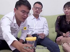 ModelMedia Asia-Colleague‘s Wife Too Horny-Yue Ke Lan-MD-0196-Best Original Asia