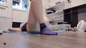 Amateur Wife Vacuums Naked in the House