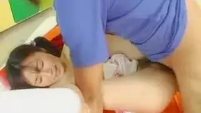 Young Nippon Tease Tempts Her Step Dad's Friend in Steamy Encounter