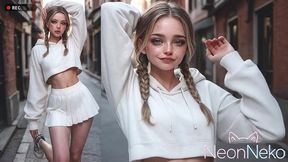 i lost a private bet to my top donator and now i m obediently riding his cock to deep tears and moans [ai]