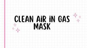 Clean air as a couple with gas mask