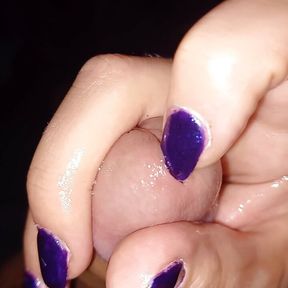 Handjob from GF with Nail in Peehole