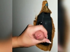 Charlie glory hole blowjob