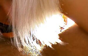 Privatecastings, blonde lora row gives pov bj before getting face slapped by dick