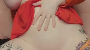 Redhead with big tits fruck fantasy tentacle dildo