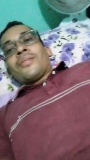 Young man showing off wet