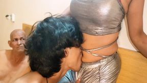 Indian Threesome Video Stepson and Stepfather Had Hardcore Sex with the Stepdaughter