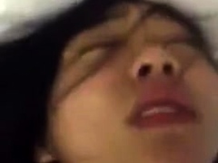 Asian japanese amateur riding cock anally
