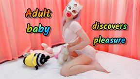 DIAPER: Adult baby Mia Mimi discovers pleasure(1080p)