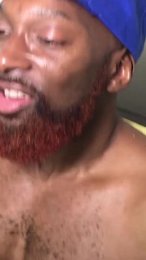 Big Black Hung Hunk Breeds Young Black Ass