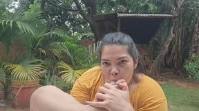 Jessie sucks her toes; First time