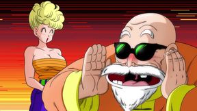 Kame Paradise - Roshi Fucking Panchy at Bulma's House