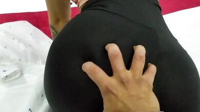 My friend and I fuck hard in the bathroom after leaving the gym.