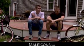 Handsome Troy Accola's receiving session of passionate Latino dicking with big cock