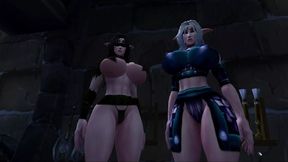 Night Elf Bimbos Want You To Cum