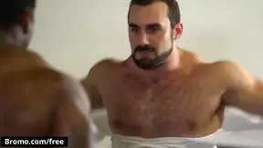 Muscle God Dominates Hung Bottom in Bareback Anal Rampage – Bromo