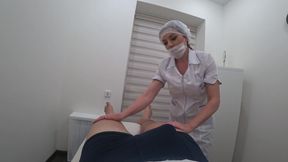 Real Nurse Sucked Dick After Massage