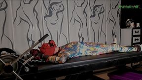 Playing Puppies on the Rack Bondage Cock Teasing Photoshoot