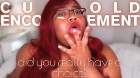 Did You Really Have a Choice? Bella Trixxx Bratty Cuckold Encouragement from Ebony Femdom Goddess 720p