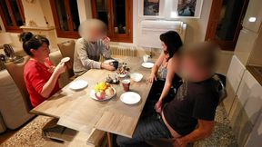 19 Year Old Secretly Deviated at Dinner Together