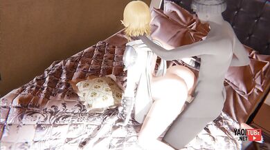 Zelda Yaoi - Link Femboy fucked by a black boy