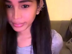 Big Tits Tranny Strokes her Big Cock