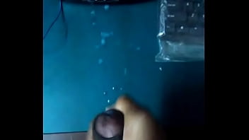 Hot cum from black cock