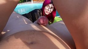 Her fantasy came true&#x2014;dirty talk, threesome