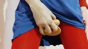 LOVE TO FUCK WITH MY LONG DILDO IN MY DRESS