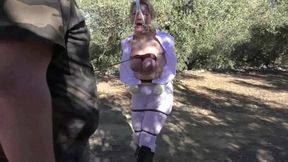 Walking in Bondage - A cruel Outdoor Training Lesson for tboLilith - Full Clip wmv SD