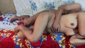 desi indian newly married bhabhi romance and sex with husband,