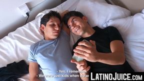 LatinoJuice.com - Alfonso Osnaya & Fernando Ragel - Latino stud Alfonso Osnaya blowed