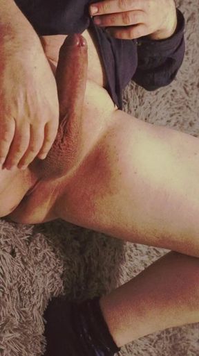 Delicious Long Masturbation with a Beautiful, Hard Penis