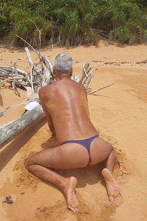 Ladysilva in Bikini on the Beach Very Sexy Her Hot Ass