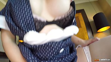 Paola Guerra met the most generous hotel guest and earned some easy cash for a blowjob