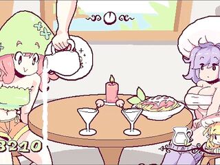 Futa Di Funghi - the cheffe is taking a biggest shlong in her booty - Manga Game
