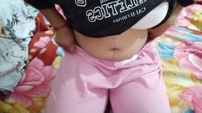 Sinsjonnygirl Play on bed with her boobs