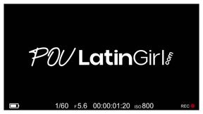 POVLatingGirl - Busty, white-skinned Colombian mature woman loves cock