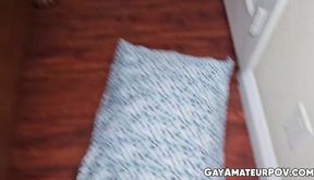 POV welcoming new hot neighbor Jake Waters with a rough bareback ride