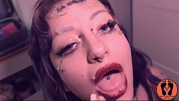 THICK FACIAL CUMSHOT GOTH CHUBBY GIRL