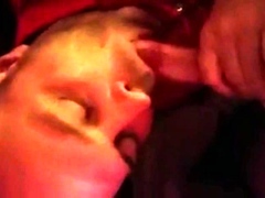 Straight Twink Takes First Cum Load from Buddy